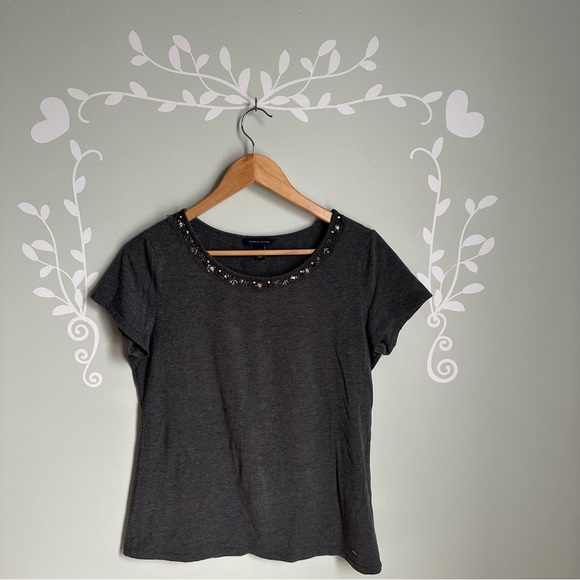 Bewjewled Grey Tommy Hilfiger Blouse in size Medium - Picture 1 of 5